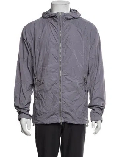 Pre-owned Allsaints Windbreaker In Gray