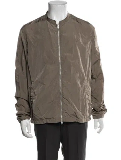 Pre-owned Allsaints Windbreaker In Green