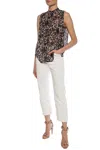 Allsaints ‘wing' Leopard-printed Shirt In Black