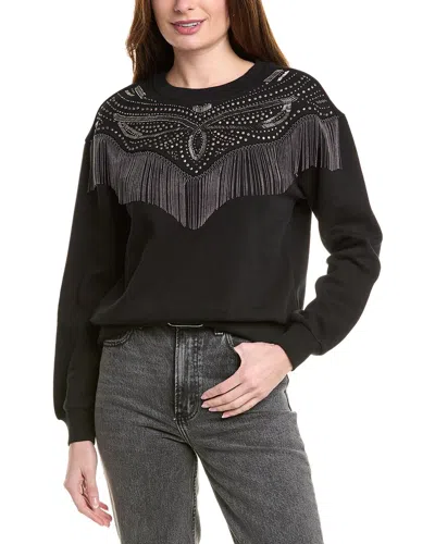 Allsaints Winona Jaine Sweatshirt In Black