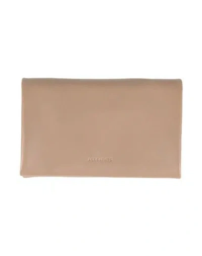 Allsaints Woman Coin Purse Light Brown Size - Leather
