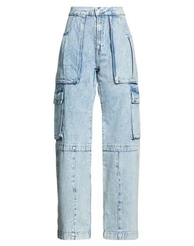 Allsaints Woman Jeans Blue Size 29 Organic Cotton