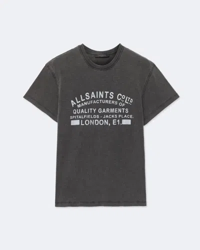 Allsaints Women's Abode Addi Regular-fit T-shirt In Gray