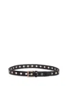 ALLSAINTS WOMEN'S ALICE EYELET LEATHER BELT
