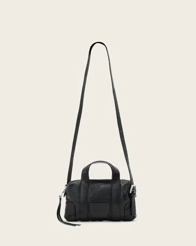 Allsaints Women's Ares Grain Compact Crossbody Bag In Black