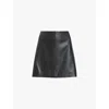 Allsaints Renai Desserto Mini Skirt In Black