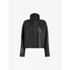 Allsaints Ryder Leather Jacket In Black