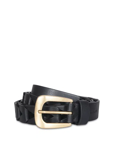 Allsaints Women's Cut Out Belt In Black
