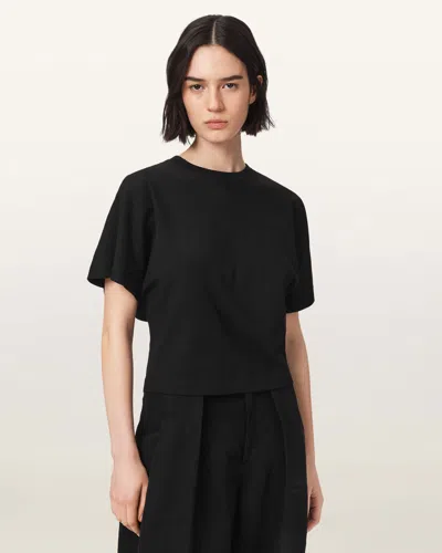 Allsaints Women's Eden Artia Slim Fit T-shirt In Black