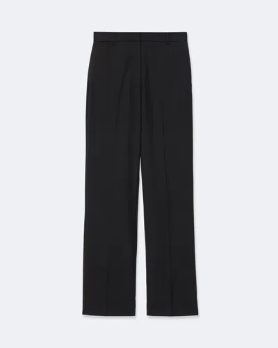 Allsaints Women's Elysia Mid-rise Slim-fit Tailored Trousers In Black