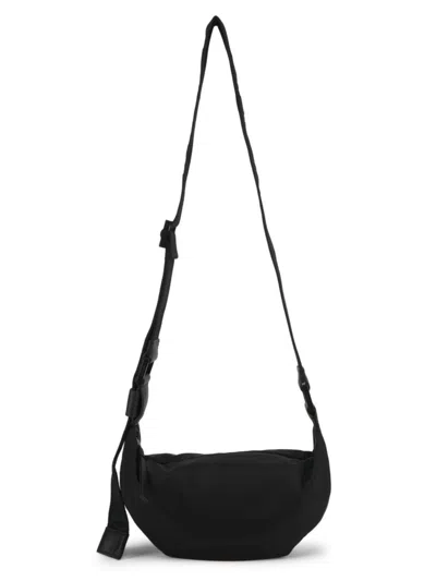 Allsaints Women's Half-moon Crossbody Bag In Black