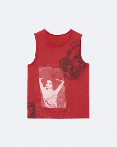 Allsaints Women's Jenny Dreams Slim-fit Tank Top In Red