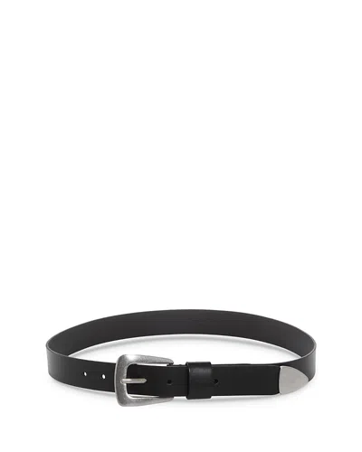 Allsaints Women's Jianna Leather Belt In Black