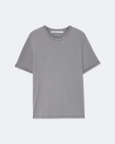 Allsaints Women's Kira Regular-fit Wool-blend T-shirt In Gray