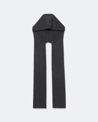 Allsaints Women's Laura Wool Hooded Scarf In Gray