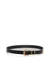 Allsaints Women's Leather Belt In Black