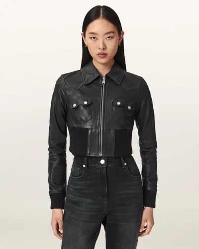 Allsaints Lena Jacket In Transparent