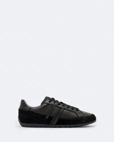 Allsaints Women's Liam Leather And Suede Low-top Trainers In Multi
