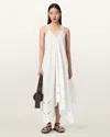 Allsaints Women's Lil Lightweight Midi Dress In White