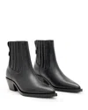 Allsaints Women's Marcie Chelsea Leather Ankle Boots In Black