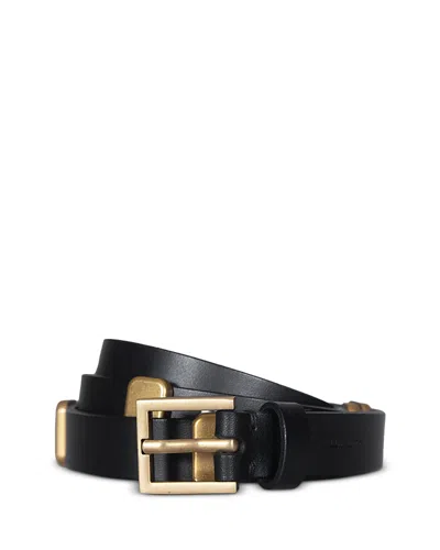 Allsaints Women's Metal Ornament Belt In Black