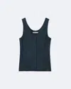 Allsaints Womens Milla Scoop-neck Silk-blend Cami Top Teal Blue In Blue