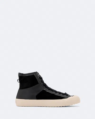 Allsaints Women's Numont Vulcanised High-top Trainers In Black
