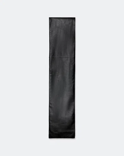 Allsaints Women's Padded Leather Scarf In Black