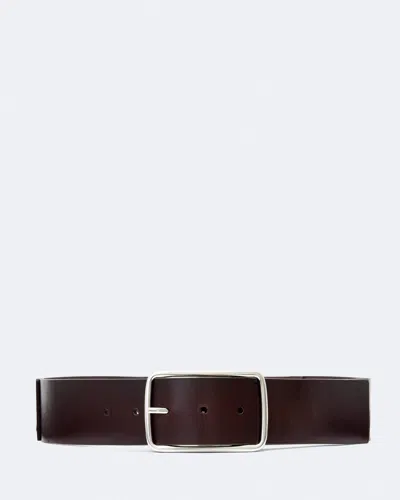 Allsaints Women's Paola Studded Leather Belt In Black