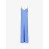 Allsaints Bryony Slipdress In Grape Mist Purple