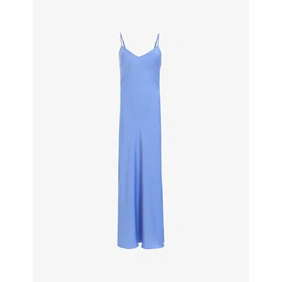 Allsaints Bryony Slipdress In Grape Mist Purple