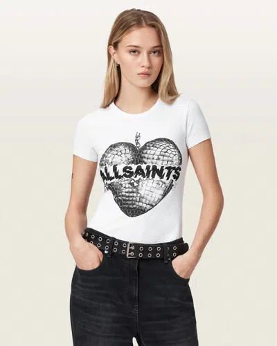 Allsaints Reflect Stevie Tee In White