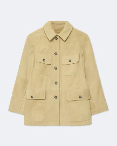 Allsaints Women's Roiya Suede Hunting Jacket In Multi