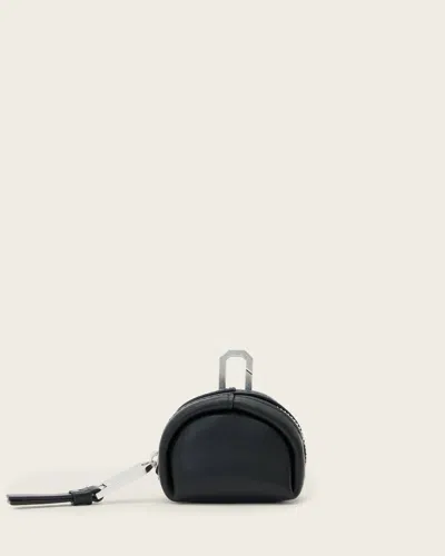 Allsaints Women's Rosalie Leather Airpod Case In Black