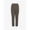 Allsaints Aleida Tri Trousers In Tarmac Green