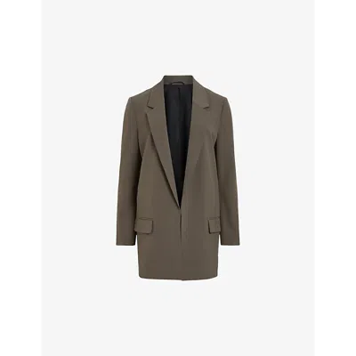 Allsaints Aleida Tri Blazer In Green