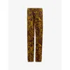 Allsaints Tyler High Rise Abstract Print Pants In Teresa Deep Ye
