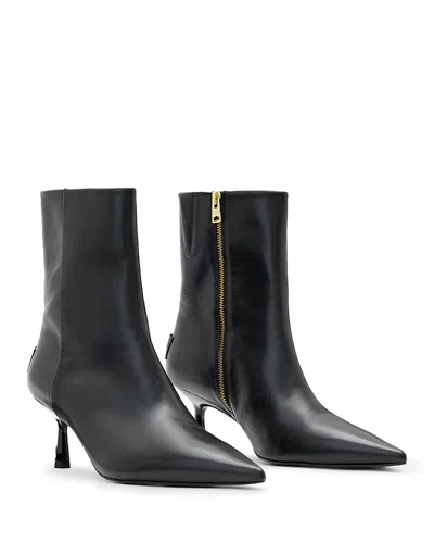 ALLSAINTS WOMEN'S VIVIAN POINTED TOE ANKLE BOOTIES