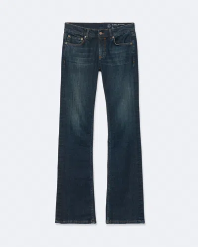 Allsaints Women's Zoe Low-rise Slim Bootcut Jeans In Blue