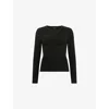 Allsaints Francesco Rita Oversize Long Sleeve T-shirt In Black In Black