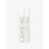 Allsaints Womens  Charli Floral-embroidered Woven Trousers In Snow White