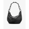 Allsaints Mini Madea Chain Handle Leather Shoulder Bag In Black