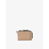 Allsaints Remy Leather Wallet In Mink Brown