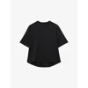 Allsaints Womens Black Amelie Skull-motif Cotton-jersey T-shirt In Black