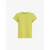 Allsaints Anna Cotton Tee In Unity Green