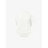 Allsaints Womens Antique White Leslie Drawstring-sides Satin Top In White