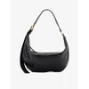Allsaints Womens Luna Leather Shoulder Bag Black