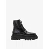 Allsaints Astrid Combat Boot In Black