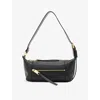 Allsaints Womens Black Vega Mini Leather Shoulder Bag In Black