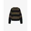 Allsaints Lou Brushed Stripe Sweater In Multi